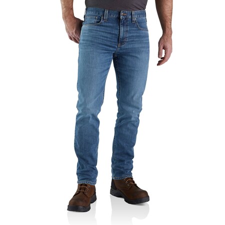 Carhartt Rugged Flex Straight Fit 5-Pocket Tapered Jean, Houghton, W44, L32 102807-H39W44L32